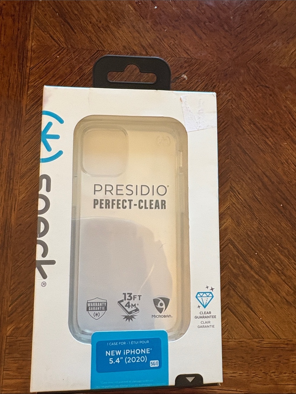 NWT: speck Presidio Perfect-Clear Phone Case for iPhone 12 mini 5.4" (2020)